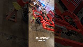 Chassis packages in process at MetalWorks Classic Auto Restoration, Art Morrison & Roadster Shop
