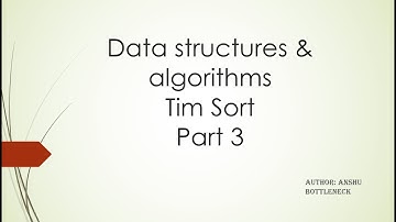 Tim Sort Algorithm Part 3 Scala