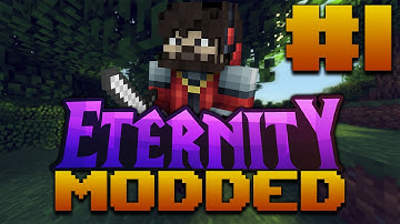 Minecraft: Eternity Modded - Day 1 - TINKERS CONSTRUCT