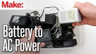 DIY Hacks & How To's: Convert a BatteryPowered Device to AC Power