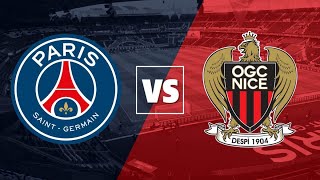 Paris S.Germain vs Nice | French Ligue 1 | Match LIVE Today | Full match football