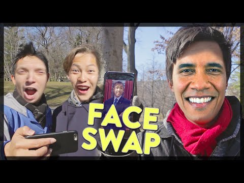 A funny face swap video for social media , meme video , crypto meme