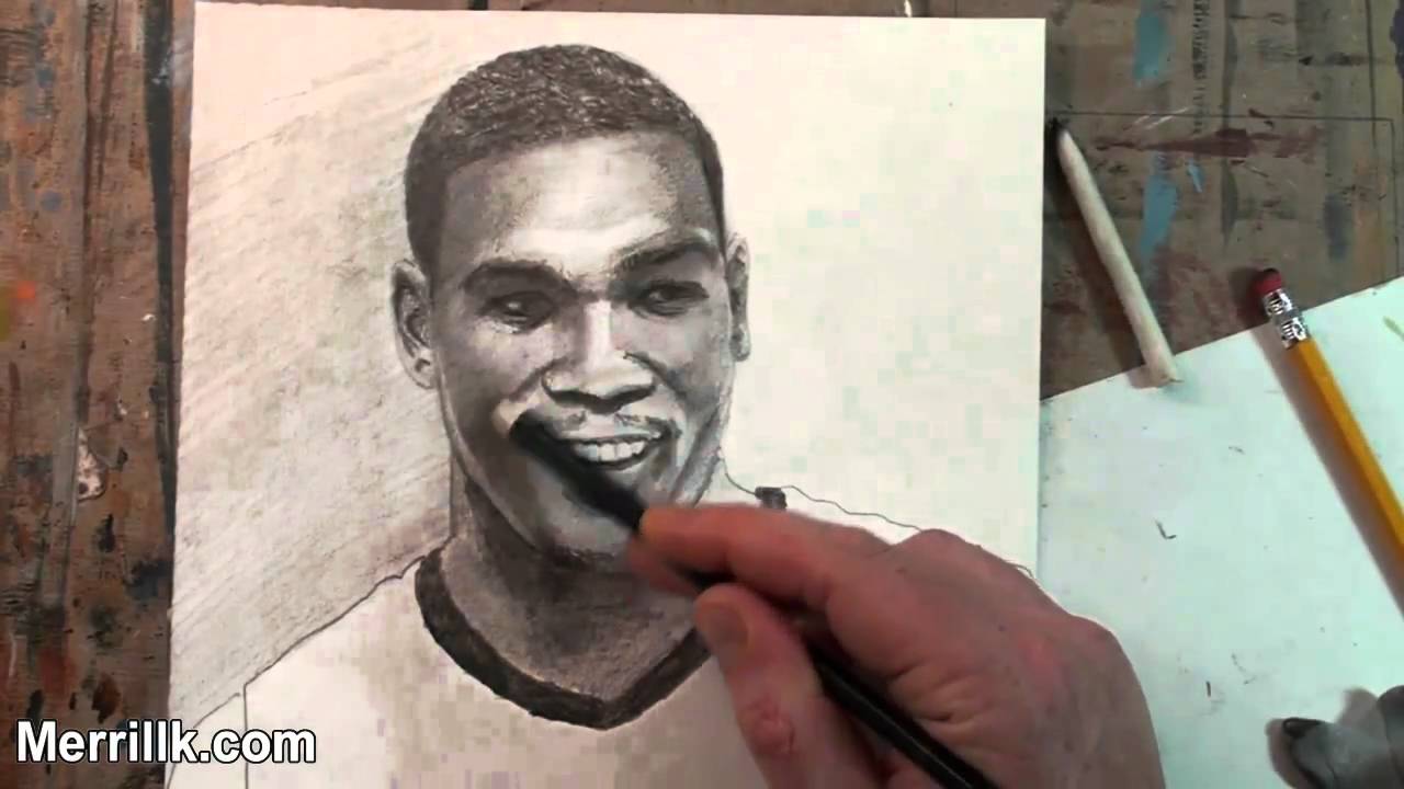 ⁣Draw Kevin Durant- Extended Shading Tutorial