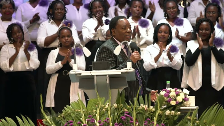 Bishop J B Masinde's Full Sermon at Bishop Allan Kiuna's Memorial Service in FEM Karen