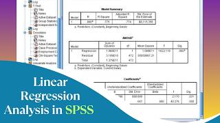 How to Perform Linear Regression in SPSS | Beginner Tutorial