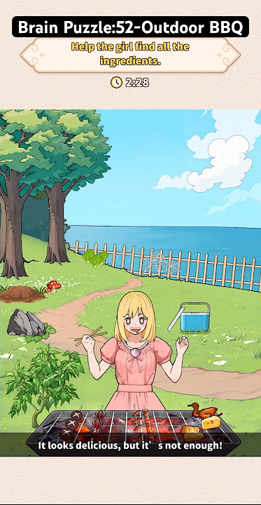 Brain Puzzle: Tricky Quest - Level 52 - Outside BBQ