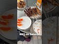 BBQ on Saturday - super warm weather in Seattle