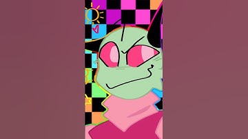 |making myself a pfp| {Invader Zim} #art #drawing #capcut #ibispaintx #speedpaint #invaderzim