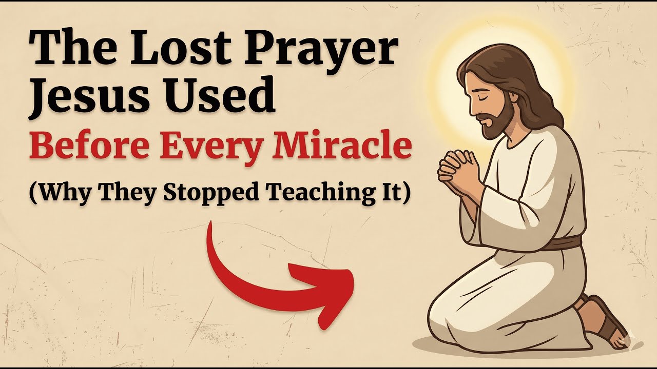 Молитва, которую Иисус произносил перед каждым чудом (ее перестали преподавать).