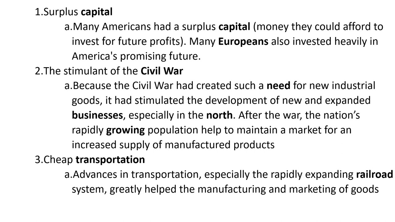 US History lesson 4 YouTube