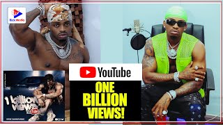 DIAMOND akamatiki, Afikisha WATAZAMAJI BILIONI MOJA YOUTUBE/ Aweka REKODI Mpya