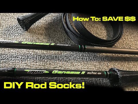 Make your own Rod Socks CHEAP‼️, DIY