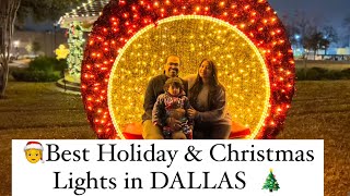 Best holiday and Christmas lights in DALLAS / top 10 holiday lights in DFW / Dallas fortworth