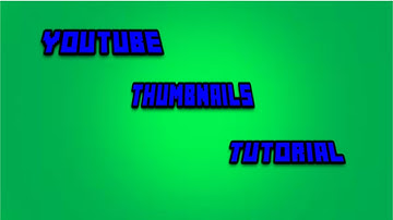 How to make your own custom thumbnail for youtube 2014