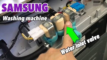 How to replace Samsung washing machine model WA10J5710SG water inlet valve problem#diy #how
