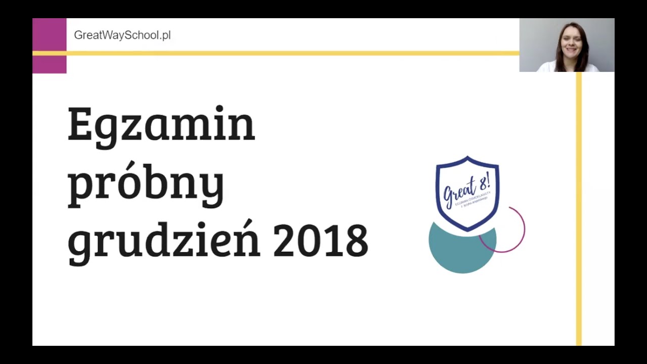 Próbny Egzamin ósmoklasisty 2018 Angielski 33. Omówienie arkusza - próbny Egzamin Ósmoklasisty ANGIELSKI grudzień