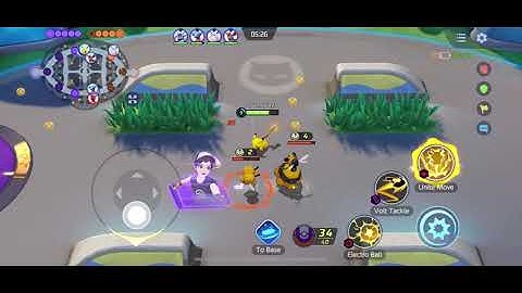 Pokemon Unite Mobile - Gameplay Walkthrough Part 2 - Tutorial and Pikachu (iOS, Android)