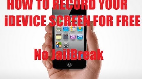 How To Record Your iPod/iPad/iPhone Screen For Free (No Jailbreak, No Lag) 2013