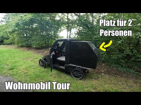 Space for 2 people / Bicycle Motorhome Tour