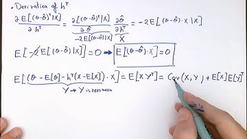 (SP 16.7) Derivation of the LMMSE Estimator