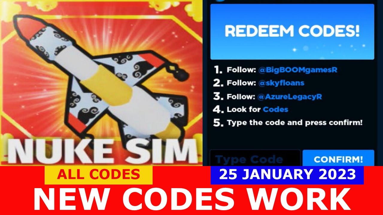 Missile Simulator Codes - Roblox December 2023 