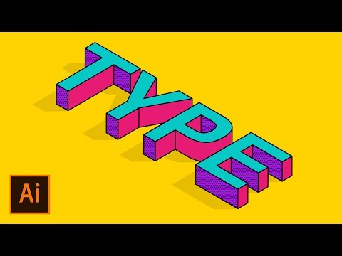 How to Create an Isometric Text Effect in Adobe Illustrator