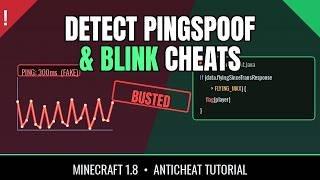 Minecraft Anticheat #10 - Ping Spoof & Blink Detection | Spigot 1.8