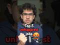 Top 5 Unhappiest Jobs #shorts #finance #job #money