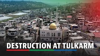 DRONE FOOTAGE: Destruction in West Bank's Tulkarm after Israeli raid| ABS-CBN News