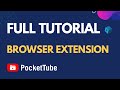 PocketTube: Youtube Subscription Manager chrome extension