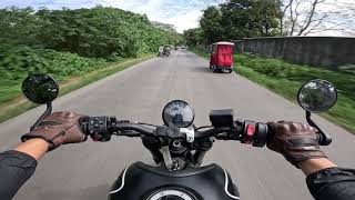 Testing my new action cam | Triumph Trident 660 Quick Shifter Sound | GoPro Hero 12