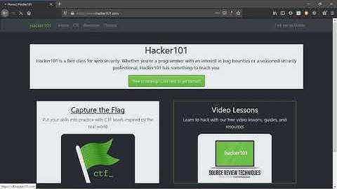 Introduction : Hacker101 CTF