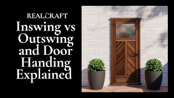 Inswing vs Outswing and Door Handing, Explained | RealCraft