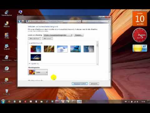 Video: Hoe De Bureaubladachtergrond Op Een Computer In Te Stellen