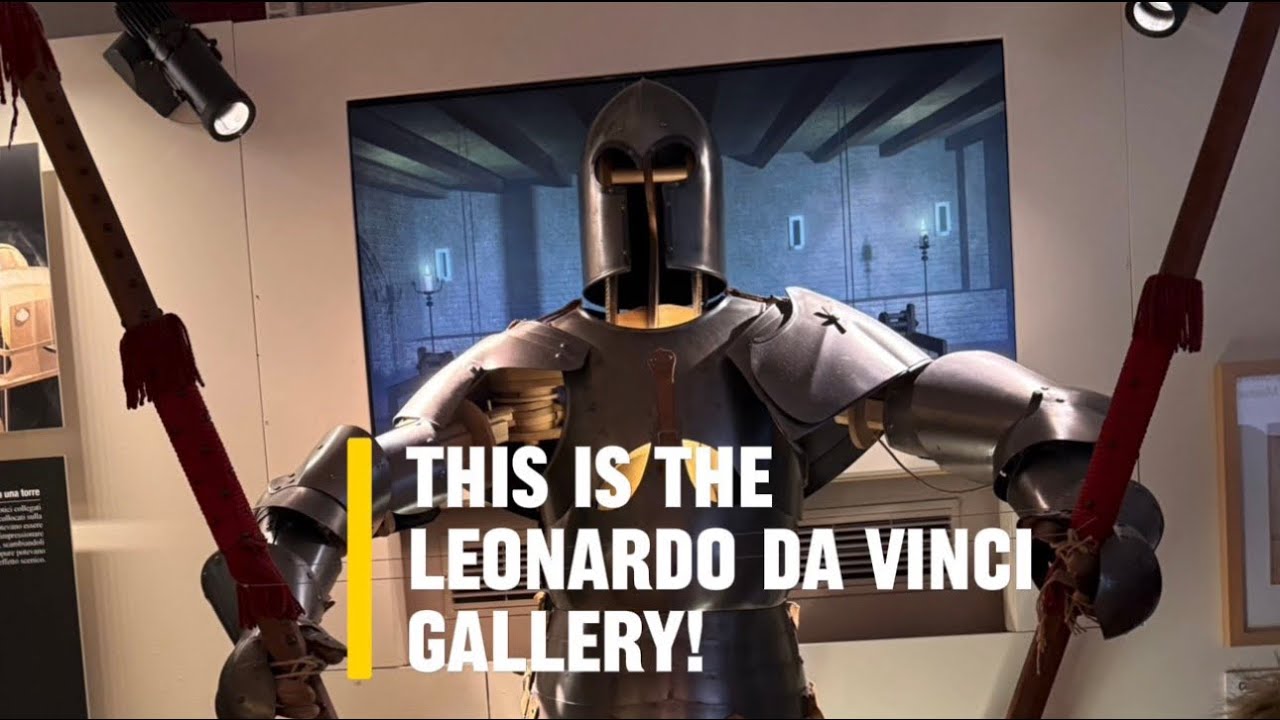 The Leonardo Da Vinci gallery in Milan is AWESOME!!! - Part 1/3 of Milan trip