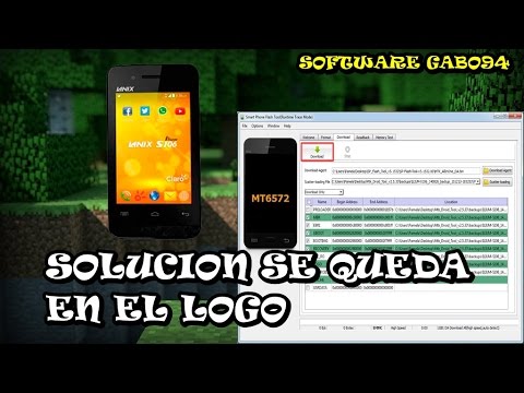 SOLUCION SE QUEDA EN EL LOGO LANIX ILIUM S106 - YouTube