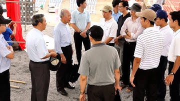 Lễ đặt viên đá đầu tiên tại Đức Mẹ núi cúi