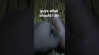 guys my foot got caught on metal trash