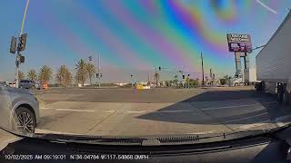 Idiot driver who thinks they own the road in Ontario, California.