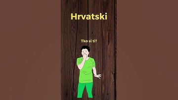 Who are you? The 5-minute-a-day way to learn Croatian! #learn #croatian #whoareyou