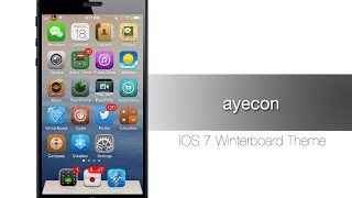 ayecon - iOS 7 Winterboard Theme: Hands-on - iPhone Hacks screenshot 2