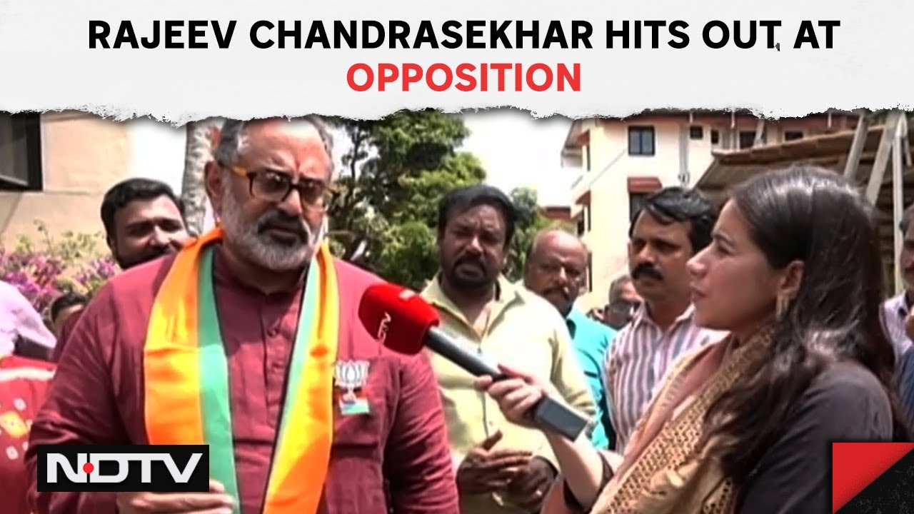 Kerala News  BJPs Rajeev Chandrasekhar Opposition Has Poisoned Kerala Peoples Minds