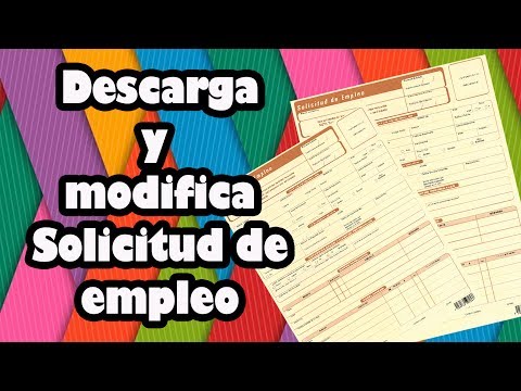 Como Imprimir Solicitud De Empleo