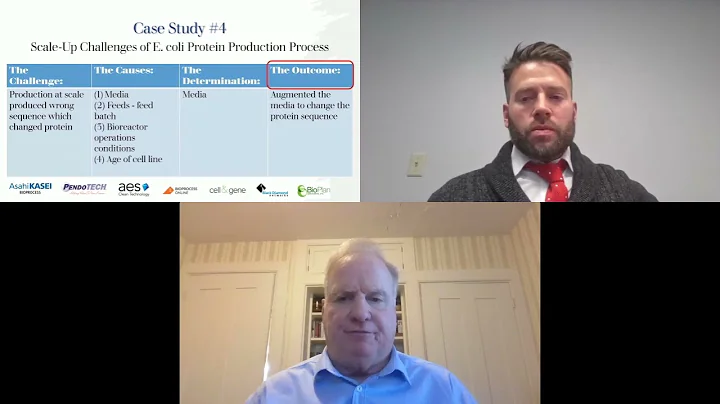 Scale-up challenges of E.coli protein production process