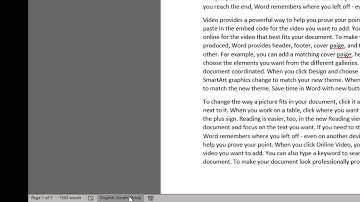 Level 1 Word Lesson 3 : Spelling in MS Word