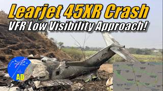 Learjet 45XR VT-SSK Crash at Baramati India! AIR Distress