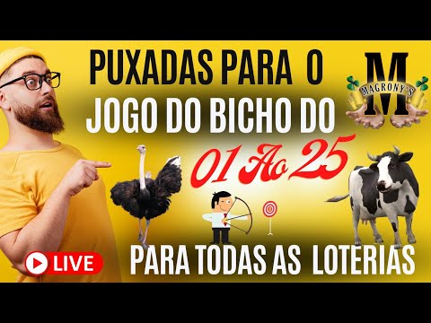 PUXADAS DO JOGO DO BICHO 15-10-2022- DO AVESTRUZ À VACA, COMO USAR AS PUXADAS PARA GANHAR NO JOGO.