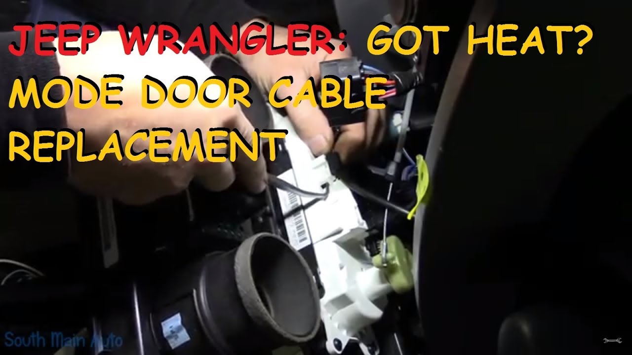 Jeep Wrangler: Stuck On Defrost / Mode Door Cable - YouTube
