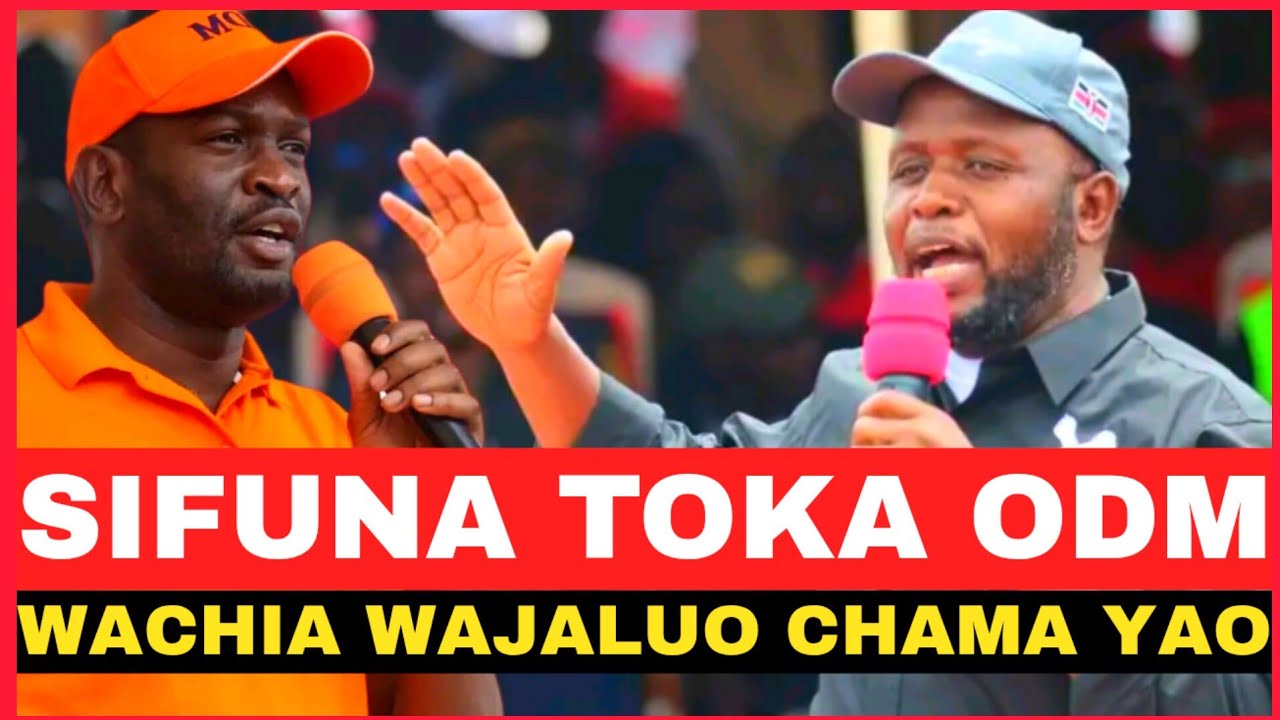 SIFUNA TOKA ODM WACHIA WAJALUO CHAMA YAO!!GVN NATEMBEYA LECTURES SIFUNA FACE TO FACE 