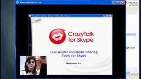 CrazyTalk for Skype 2.0 - Desktop Sharing